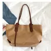 Bolsa Tote de Couro Crocodilo de Alta Qualidade Estilo Coreano para Mulheres Alça de Ombro Versátil Grande Capacidade para o Dia a Dia Ombro Único Bolsa de Compras Bolsa Grande para Estudantes