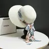 Sombrero de Paja Tejido de Ala Ancha para Protección Solar de Verano Transfronterizo Sombrero de Playa con Lazo para Vacaciones en la Costa Sombrero para el Sol para Mujeres