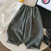 Calça Casual Infantil Muno Outono Algodão Puro Roupa Infantil Calças Atacado Meninos Estilo Coreano Versátil Calças Longas Calças de Perna de Tesoura Largas
