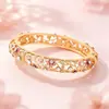 Nuevo Pulsera de Esmalte Floral Colorida Calada de Nicho con Diamantes, Pulsera Fina Estilo Chino, Venta al por Mayor de Fábrica