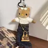 Bolsa Colgante Hello Kitty Piernas Largas Fragancia Ligera Muñeca de Peluche Dibujos Animados Lindo Llavero de Corazón Colgante de Regalo