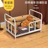 Canil para cães, cama para cães, quatro estações, cama universal para cães, à prova de umidade, fora do chão, cama para cães pequenos, médios e grandes, cama de acampamento para animais de estimação