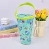 Bolsa Térmica Linda para Té de Leche Corazón de Niña Portátil Bolsa para Bebidas Frías Verano Bebida Fría Té de Limón Bolso Conveniente