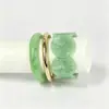 Conjunto de três peças de pulseira de resina com gradiente vintage transfronteiriça, acessórios de joalheria de pulseira decorativa versáteis, modernos e únicos