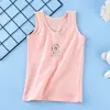 Colete Infantil para Meninas, Roupa Íntima 100% Algodão, Camisola Fina de Verão para Bebês Meninas