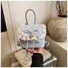 Bolso de Mano de Moda Nicho Estilo Ballet para Estudiantes, Nuevo Modelo Verano 2025, Mochila Linda y Sencilla con Lazo de Moda
