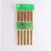 Al por mayor Kunshan Palillos de Madera 10 Pares Palillos para Hot Pot Set de Vajilla Caja de Palillos de Madera Libres de Pintura y Cera de Grado Alimenticio