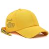 Gorra de béisbol con letras de moda coreana para hombre y mujer, gorro de primavera y verano con cinta personalizada, ideal para el sol en la calle.