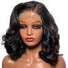 Peluca de encaje frontal de cabello corto rizado 2024 Amazon más vendida peluca de encaje frontal de onda grande peluca de seda de alta temperatura