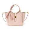 Bolso de Cubo de Mano con Textura de Alta Calidad para Mujer 2026 Nuevo Estilo Bolso de Hombro Retro a la Moda Bolso Cruzado Versátil para el Uso Diario