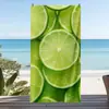 Toalla de playa bestseller transfronteriza de verano, toalla de baño de playa absorbente de fibra ultrafina, toalla para deportes de vacaciones en la playa