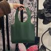Bolsa de Mão Fosca Roupas Bolsa Pequena Loja de Roupas Inverno Sacola Plástica Bolsa Colete de Alto Padrão Pequeno Presente