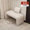 Banco para Cambiarse los Zapatos para la Entrada del Hogar, Probador, Banco para Cambiarse los Zapatos, Sofá de Lujo Ligero, Banco para el Extremo de la Cama