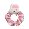 Lindo y Dulce Conejo Miffy Gato Kitty Cuerda para el Cabello Banda Elástica Grande para el Cabello Cuerda para la Cabeza Cola de Caballo de Niña Bola Banda de Goma Nueva