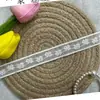 Borda de Renda 2,1-2,4cm Renda de Fio de Algodão Tecelagem de Renda Acessórios para Vestuário Atacado Em Estoque Borda de Renda de Fio de Algodão Acessórios para Roupas