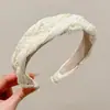 Diadema juvenil y artística estilo universitario que no daña el cabello, nuevo accesorio para el cabello de moda, pinza para el cabello engrosada para niñas