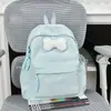 Nueva Mochila Escolar Estilo Japonés para Mujer, Simple y Fresca, Versátil para Estudiantes de Secundaria y Preparatoria, Mochila con Lazo Estilo Ins, Mochila Casual