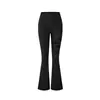 Pantalones de Pierna Ancha Sin Vergüenza Huecos Transpirables Pantalones de Tiburón Otoño Cintura Alta Levanta Glúteos Adelgazantes Ropa Deportiva de Yoga para Mujer