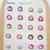 Chapéu Kt Gato Estilo Japonês Desenho Animado Acessórios para Unhas Fofo Resina 3D Hello Kitty Decorações de Unhas Brincos DIY