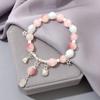 Nuevos Brazaletes de Alta Gama con Cristales y Cuentas de Vidrio, Joyería para Parejas y Mejores Amigos, Brazaletes Pequeños de Regalo, Accesorios de Mano Minimalistas Estilo Ins