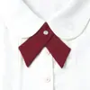 Gravata borboleta cruzada camisa de bacharel decoração para foto de formatura estilo colegial estudante cor sólida preto vermelho gola jk flor