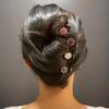 Exquisito Clip Lateral Pequeño de Diamantes Completos Pinza para el Flequillo de la Frente Femenina Pinza para el Cabello de Princesa Pinza de Tiburón Pequeña Pinza para el Cabello Suelto