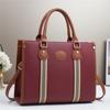 [Bolsa Feminina Shichen] Bolsa Tote de Grande Capacidade 2025 Nova Bolsa Casual para Deslocamento Bolsa para Mães de Meia-Idade
