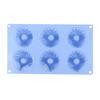 Molde de Silicone para Sabonete Artesanal com Rosca Quadrado Molde para Sabonete com Óleo Essencial DIY Molde para Bolo Molde para Sabonete Resistente a Alta Temperatura Ferramenta Abrasiva