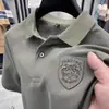 Camisa POLO de Verano Barata para Hombre de Manga Corta Nueva Casual Versátil Holgada Camiseta Bordada Top Moderno