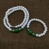 Colar de pérolas simples estilo coreano presente para a Mãe e mulheres idosas corrente para a clavícula presente para o Dia das Mães
