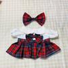 Ropa de muñeca de pastel talla S para muñeca Keqian traje de falda y abrigo japonés muñeca linda