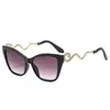 Moda Europea y Americana Montura Grande Fiesta Hip-Hop Diseño de Serpiente Gafas de Sol Personalizadas Protección Solar para Exteriores Vacaciones Gafas de Sol Transfronterizas