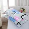 Funda de almohada moderna simple a cuadros, funda de almohada de alta densidad cepillada amigable con la piel, funda de almohada individual lavable para dormitorio de estudiante para todas las estaciones