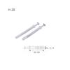 Tornillos de Expansión para Gabinetes, Tornillos de Expansión de Plástico para Tubos, Tornillos Autorroscantes Extendidos para Gabinetes de Pared con Mangas de Goma, Pernos de Tracción al por Mayor