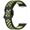 Para Huawei Watch Fit3 Oficial Misma Correa de Reloj Huawei Fit3 Silicona Bicolor Correa de Muñeca de Repuesto