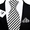 Set de Corbata para Hombre, Caja de Regalo de Lujo para Hombre, Corbata Atada a Mano, Corbata Bordada Jacquard, Diseño de Logo al por Mayor