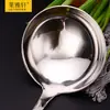 Colador para Hot Pot Cuchara para Sopa de Acero Inoxidable Set Grande Pequeño para el Hogar Cuchara para Sopa Mango Largo Cuchara para Sopa Engrosada