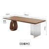 Mesa de té grande de madera maciza estilo Wabi-sabi, combinación de mesa de té y silla, moderna y sencilla, para oficina, hogar, sala de estar, recepción, mesa de té