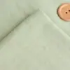 Tejido de Gasa de Doble Capa de Algodón Peinado, Color Verde Frijol, Ropa para Bebé, Pijamas, Tejido para Ropa de Casa