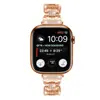 Adequado para Apple 1-10 Nova Pulseira de Metal para Relógio Apple Watch Ultra Pulseira de Metal com Diamante Japonês