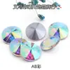 Pedras de Vidro Strass Coloridas Satélite de Fundo Pontiagudo, Strass de Cristal Redondo, Strass Redondo de Ponta Dupla, Materiais de Strass para Decoração de Unhas DIY, Decoração de Celular