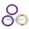 Accesorios para joyería DIY cobre puro nariz de cerdo goteando conector de doble agujero tamaño grande pequeño Rosa Rojo Rosa