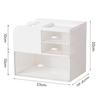 Caja de Almacenamiento de Escritorio Tipo Cajón Estante para Cosméticos Oficina Sala de Estar Apilable Caja de Almacenamiento para Papelería