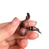 Jujube Rayo Natural Calabaza Pequeña Fulu Colgante Propicio Joyería para Coche Colgante Collar Llavero Suministros Taoístas