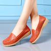 Zapatos para Mujeres de Mediana Edad y Mayores 2026, Verano Transpirables Cómodos Versátiles para el Día a Día Mocasines, Zapatos Perezosos sin Cordones