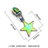 Tirador de cremallera iridiscente personalizado transfronterizo, cremallera de PVC impermeable arcoíris, cremallera para bolsa transparente, cremallera especial con tirador para equipaje