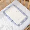 Almohada de dibujos animados para recién nacidos, gasa de algodón, toalla almohada anti-eructos para niños, guisantes de bebé, almohada plana, almohada transpirable, venta al por mayor
