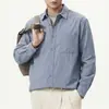 Colección nueva 2026: camisas para hombre en un estilo clásico, discreto y minimalista, con un corte relajado, diseño americano y mangas largas versátiles