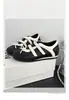 2026 Nuevo Estilo Plata Ballet Derbin Zapatos Mujer Doble Velcro Moño Casual Planos Mary Jane Zapatos Suela Suave