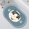 Alfombrilla absorbente de diatomeas para baño, alfombrilla antideslizante para puerta de baño, alfombrilla para inodoro